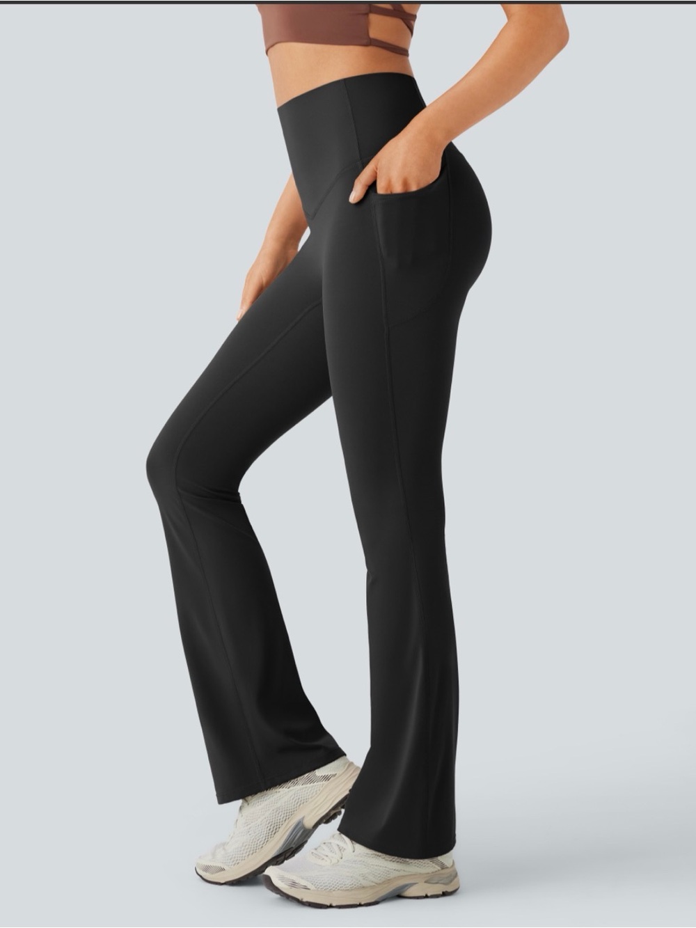 Halara UltraSculpt High Waisted Tummy Control Pocket Shaping Yoga Size Medium
